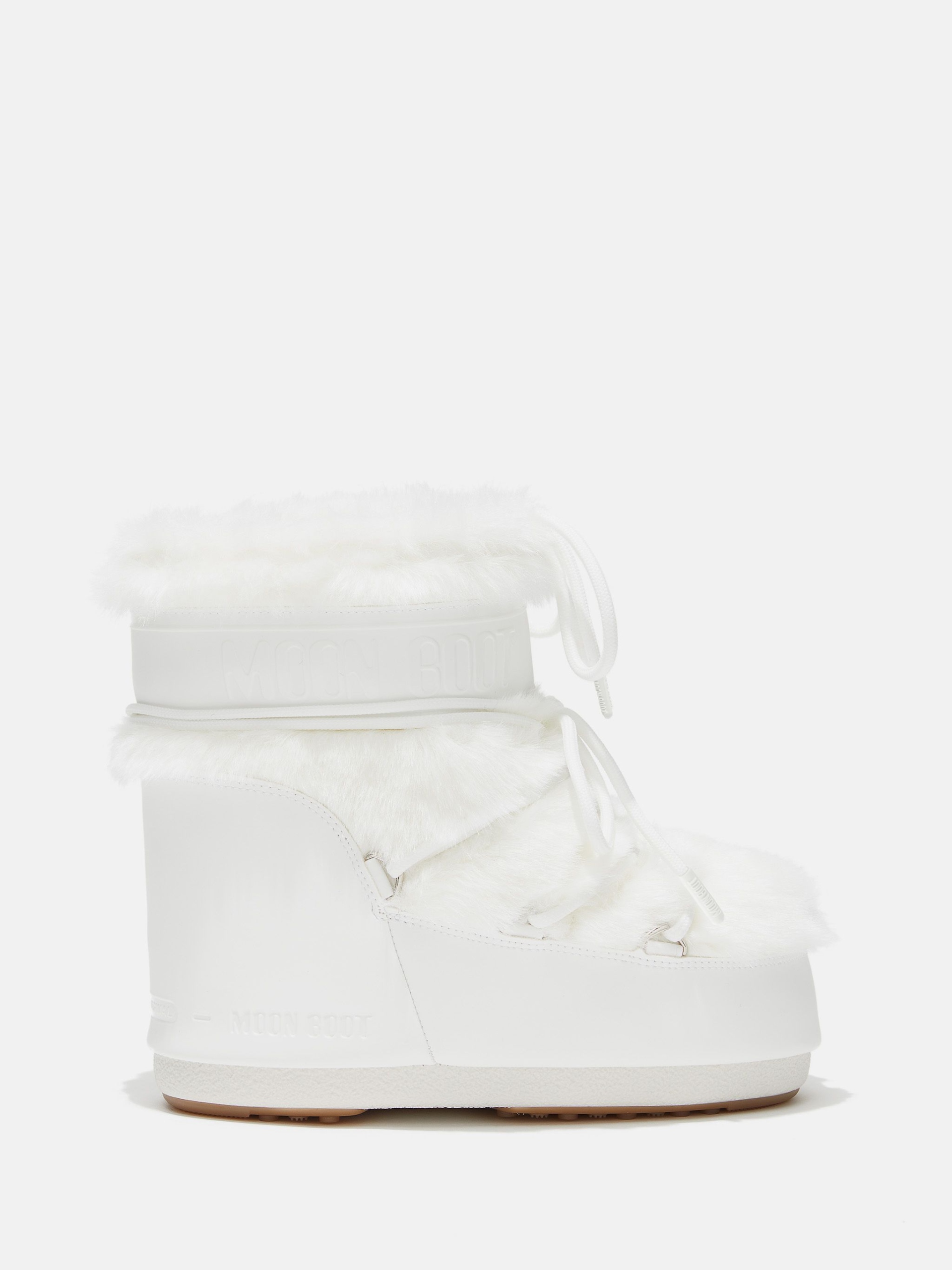 Moon Boot Śniegowce Low Faux Fur White 39/41
