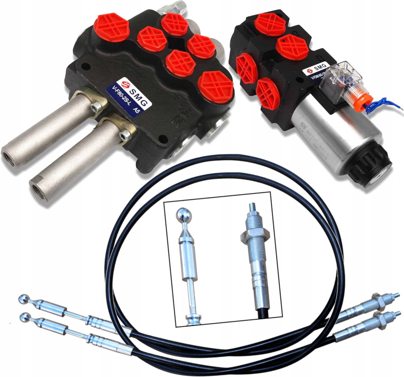 8523.2x1,5M57 - СПЛІТТЕР 80Л + СОЛЕНОЇД ПОСИЛАННЯ 3 СЕКЦІЇ ТУР