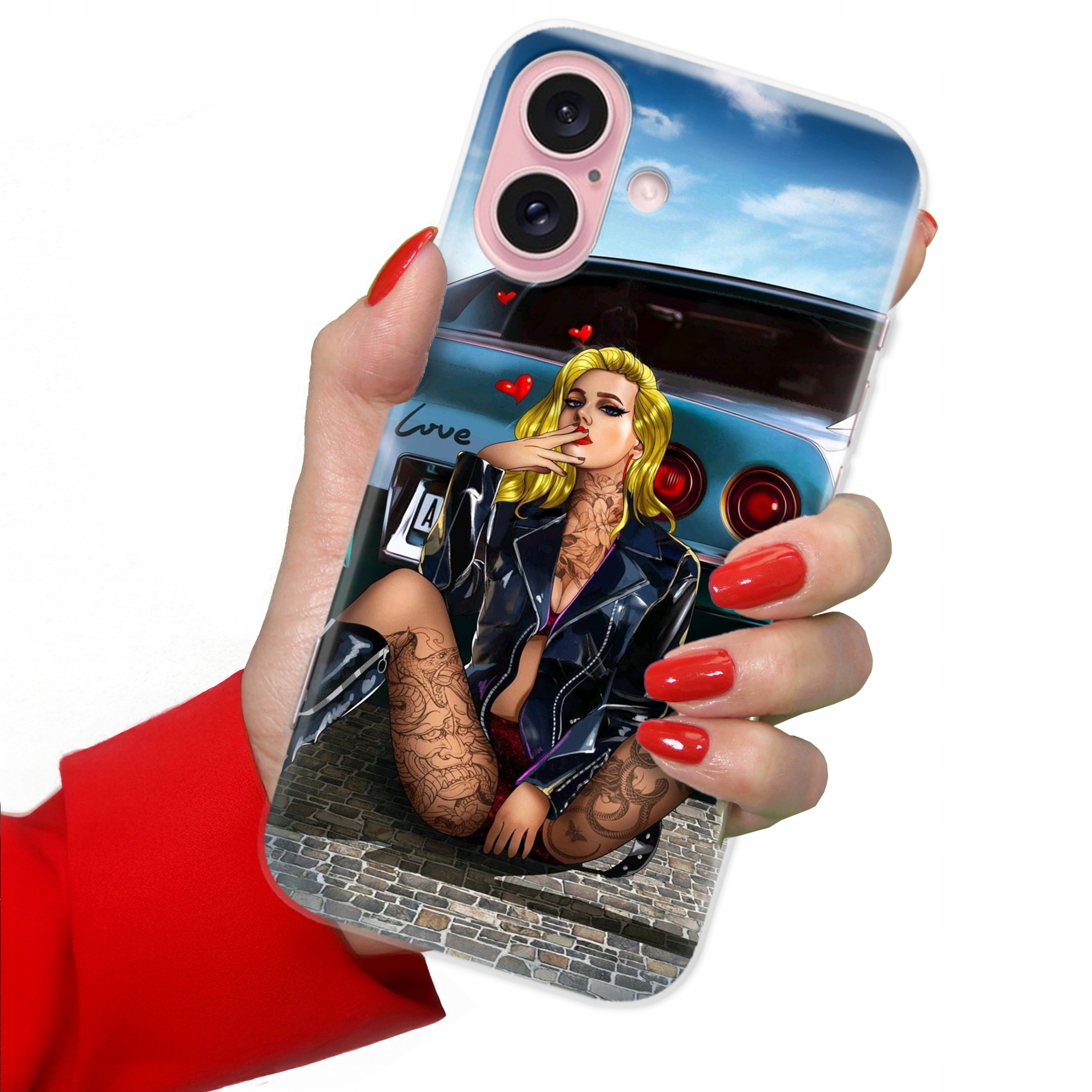 Puzdro pre iPHONE 16 Pancerne Motocykle A Sexy Demonice MIX Rôznych Vzorov