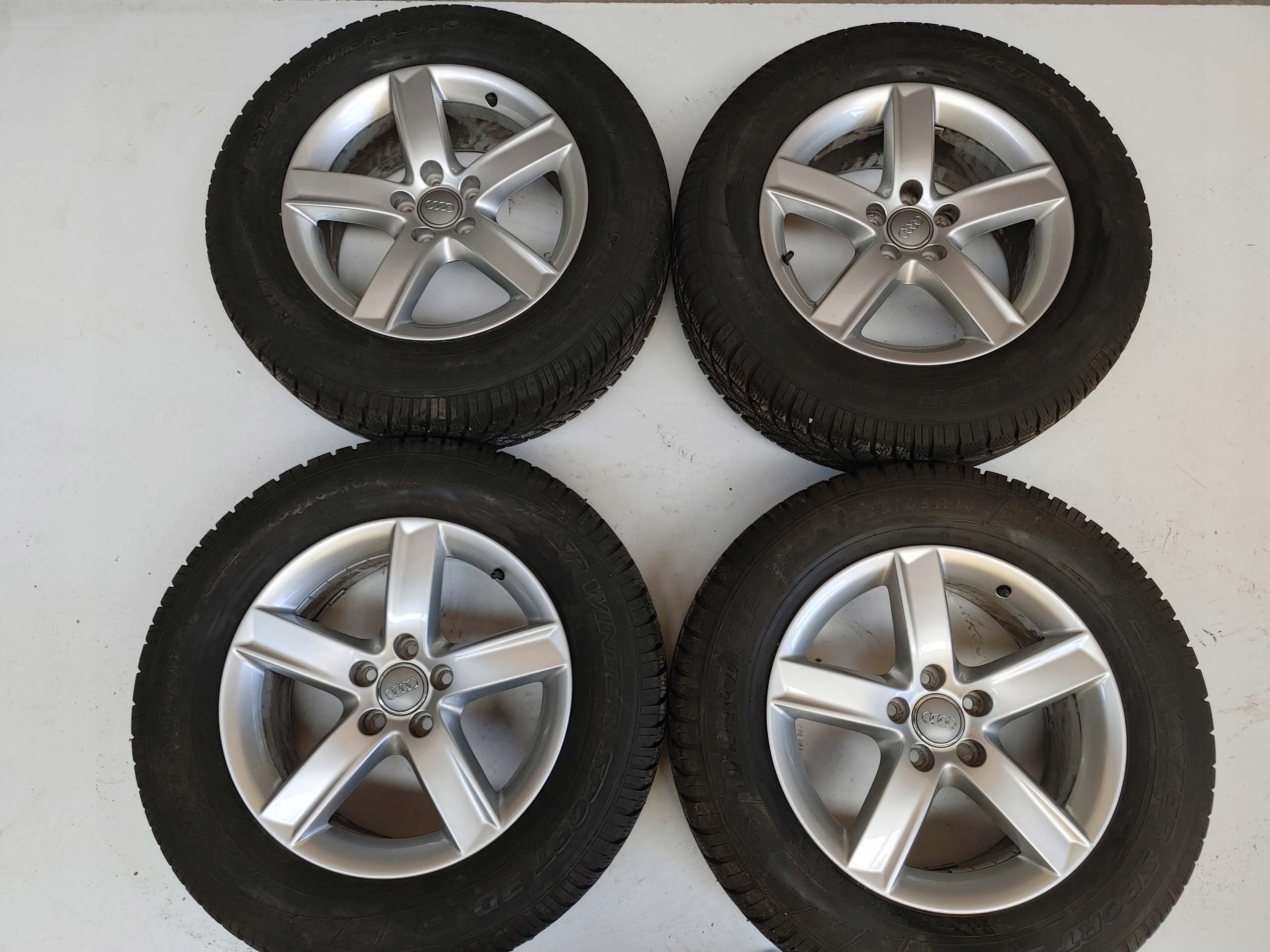 КОЛЕСА AUDI Q5r0 ШИНЫ DUNLOP 2355r17