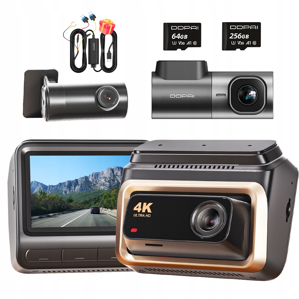 Kamera Ddpai Videorekordér Z60 Pro 4K Hdr MINI2X Zadní Hardwire Kit