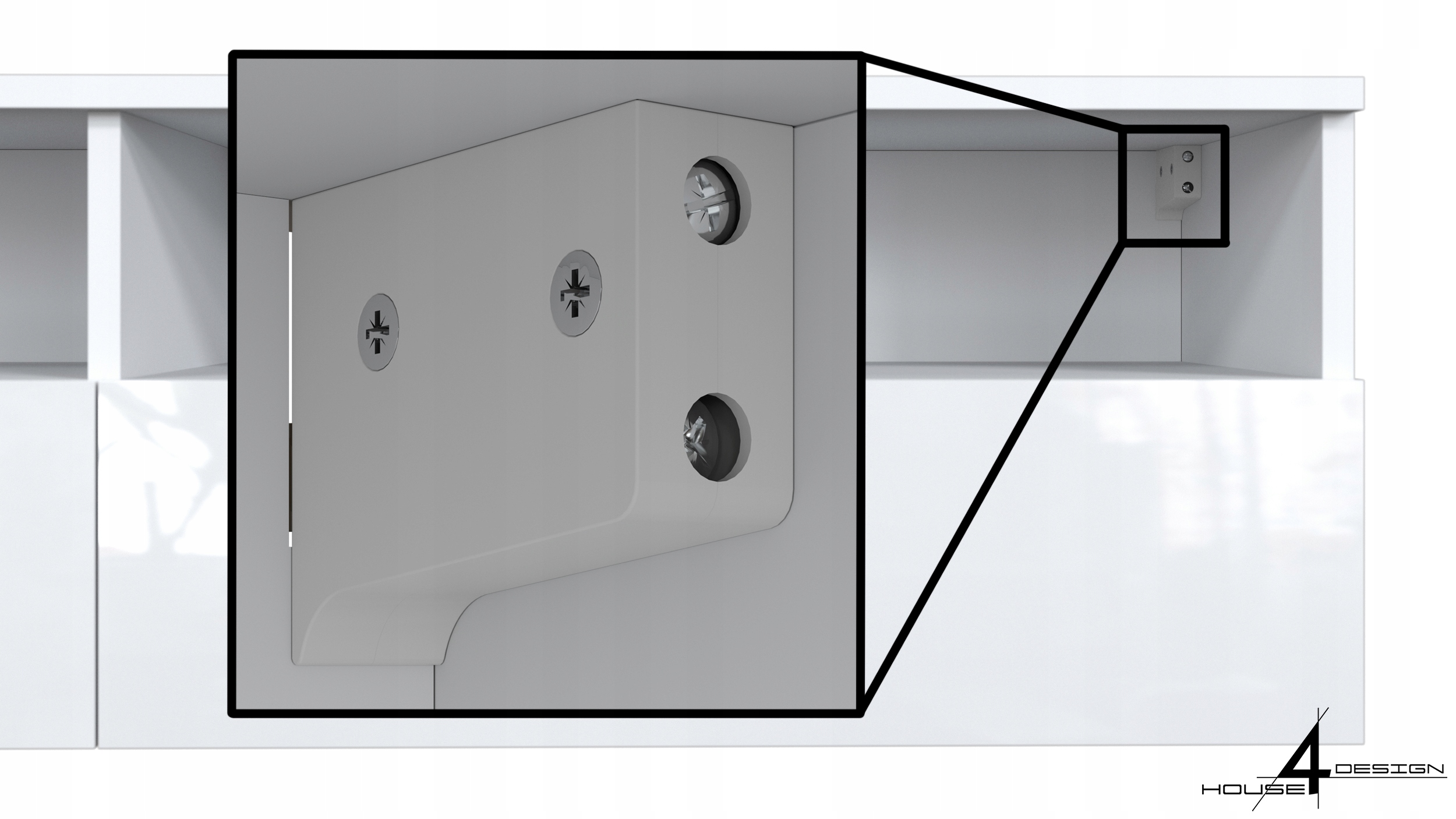 ROMA - SZAFKA RTV 160cm CZARNA NOWOCZESNA MAT Kolor mebla czarny