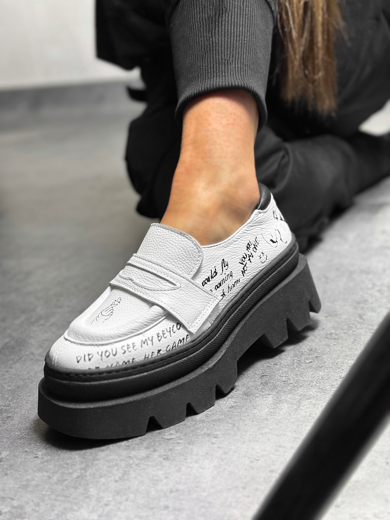 Beyco mokasyn MOK22 FIBI biały 36-40 Kolor biały