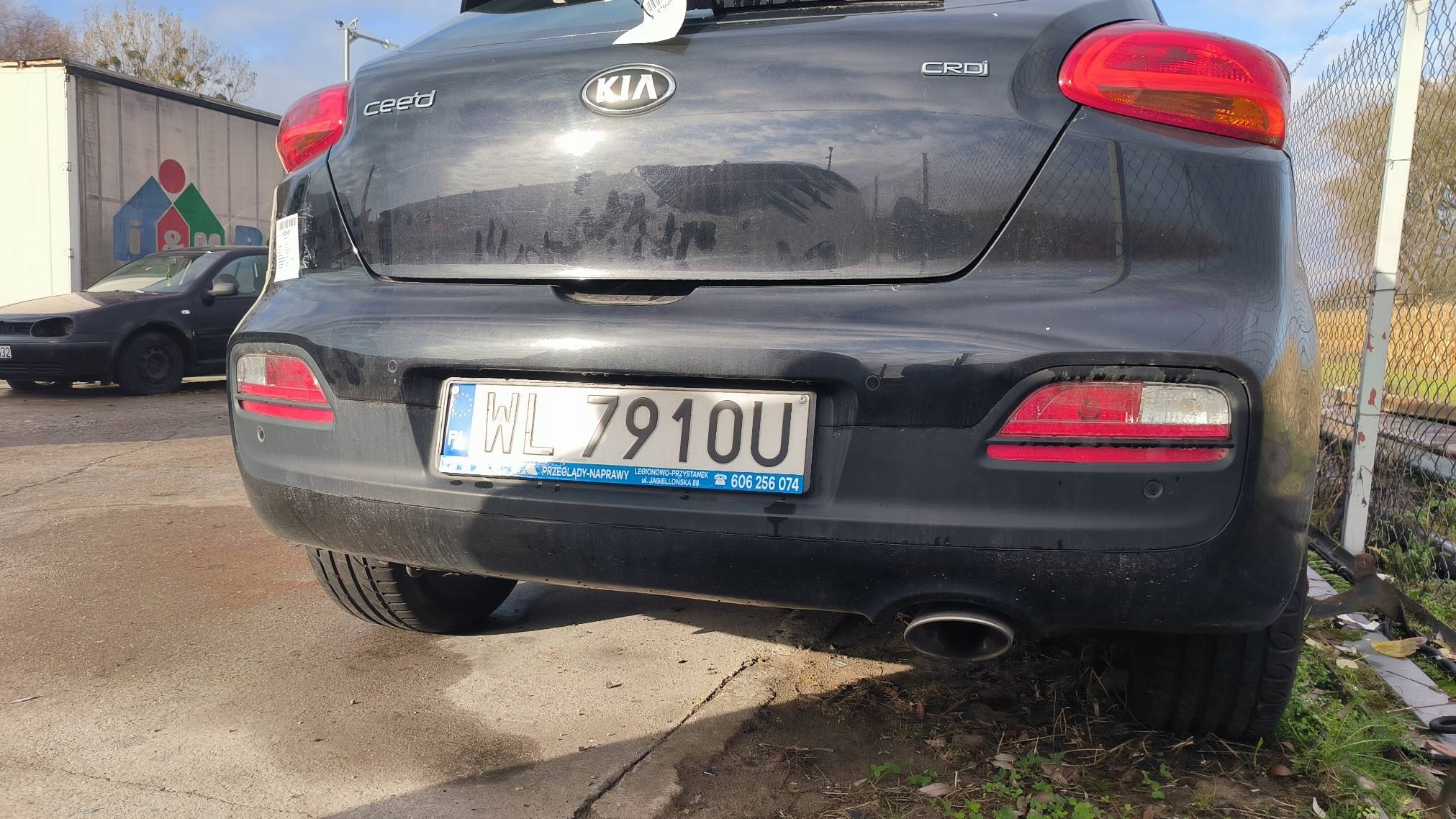 Paraurti posteriore WK KIA PRO CEED II