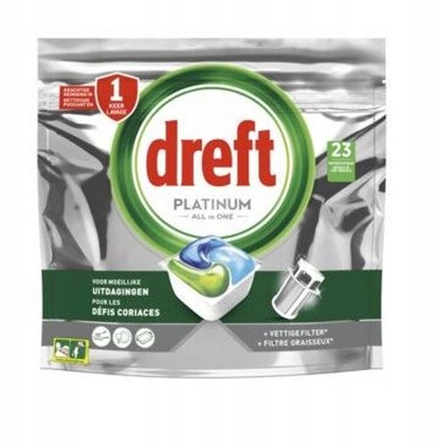 

Dreft Platinum kapsułki do zmywarki Regular 23 szt