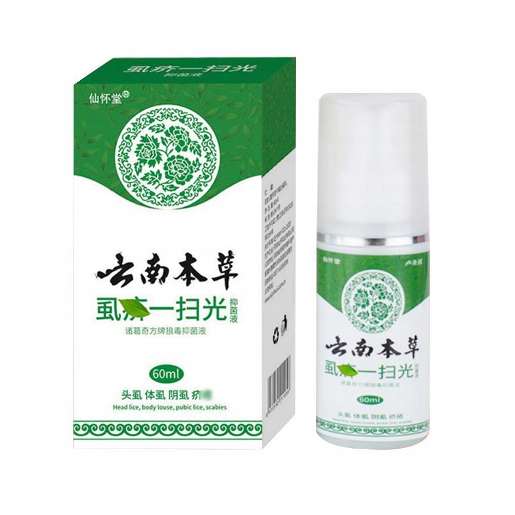 60ml przeciwświądowy roztwór przeciwbakteryjny