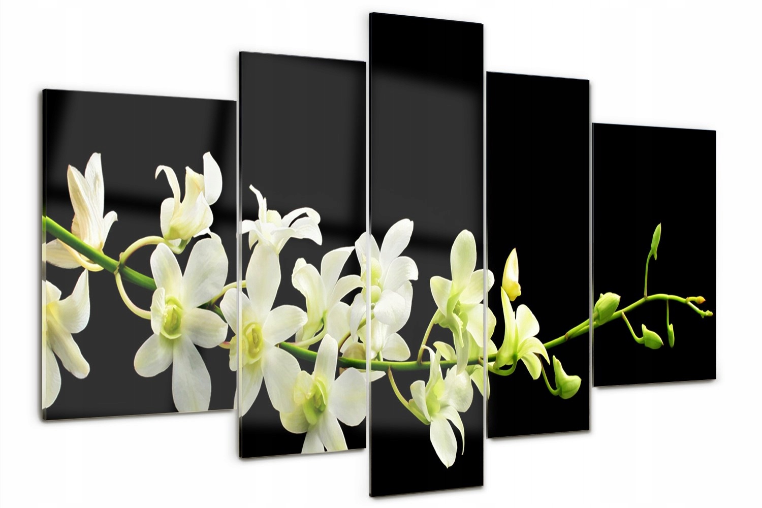

Foto Obraz szklany tryptyk nowoczesny Orchidea