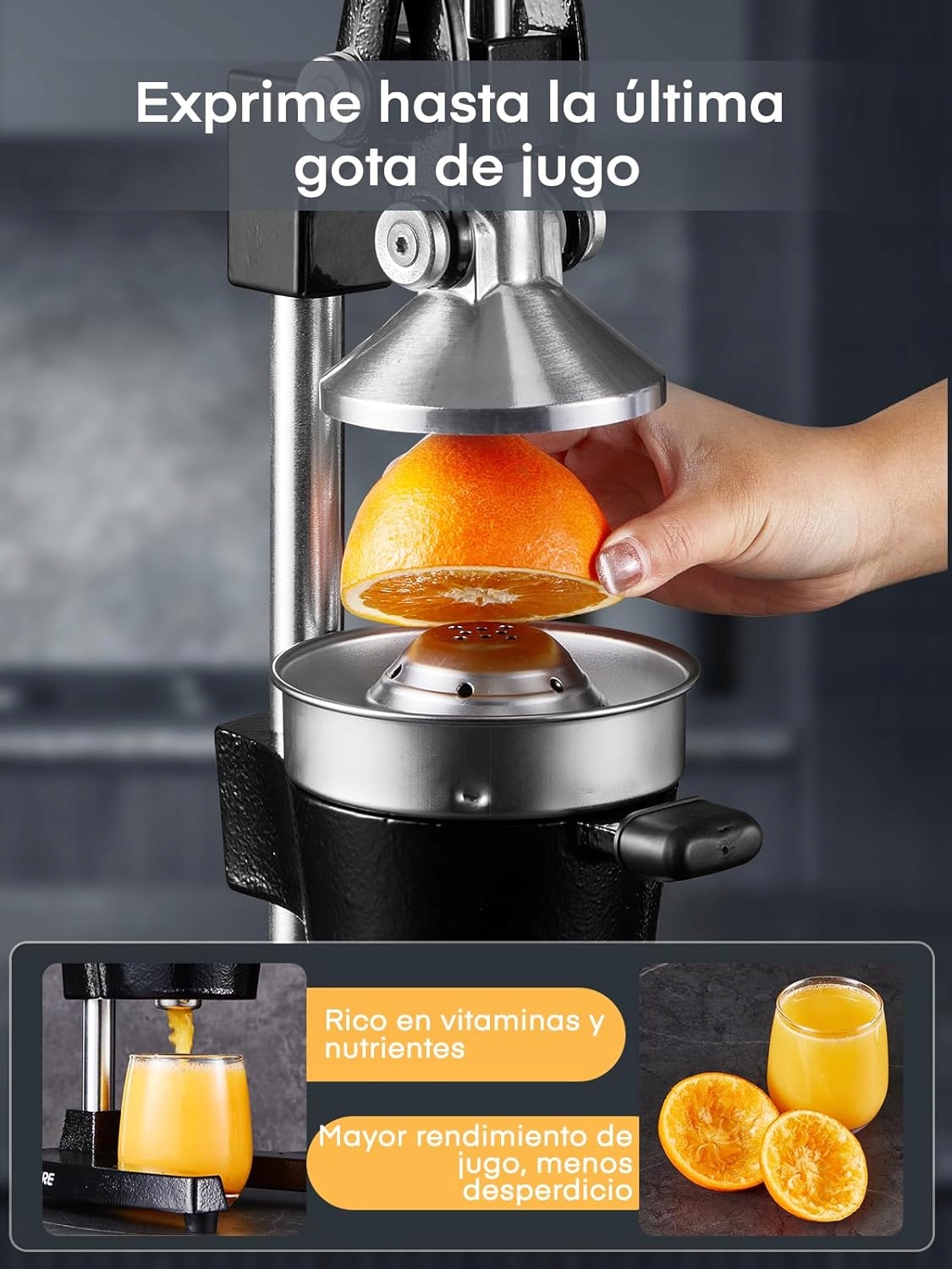 Ruční Lis Na Citrusy A Ovoce, Těžký, Robustní, Pro Různé Druhy Ovoce