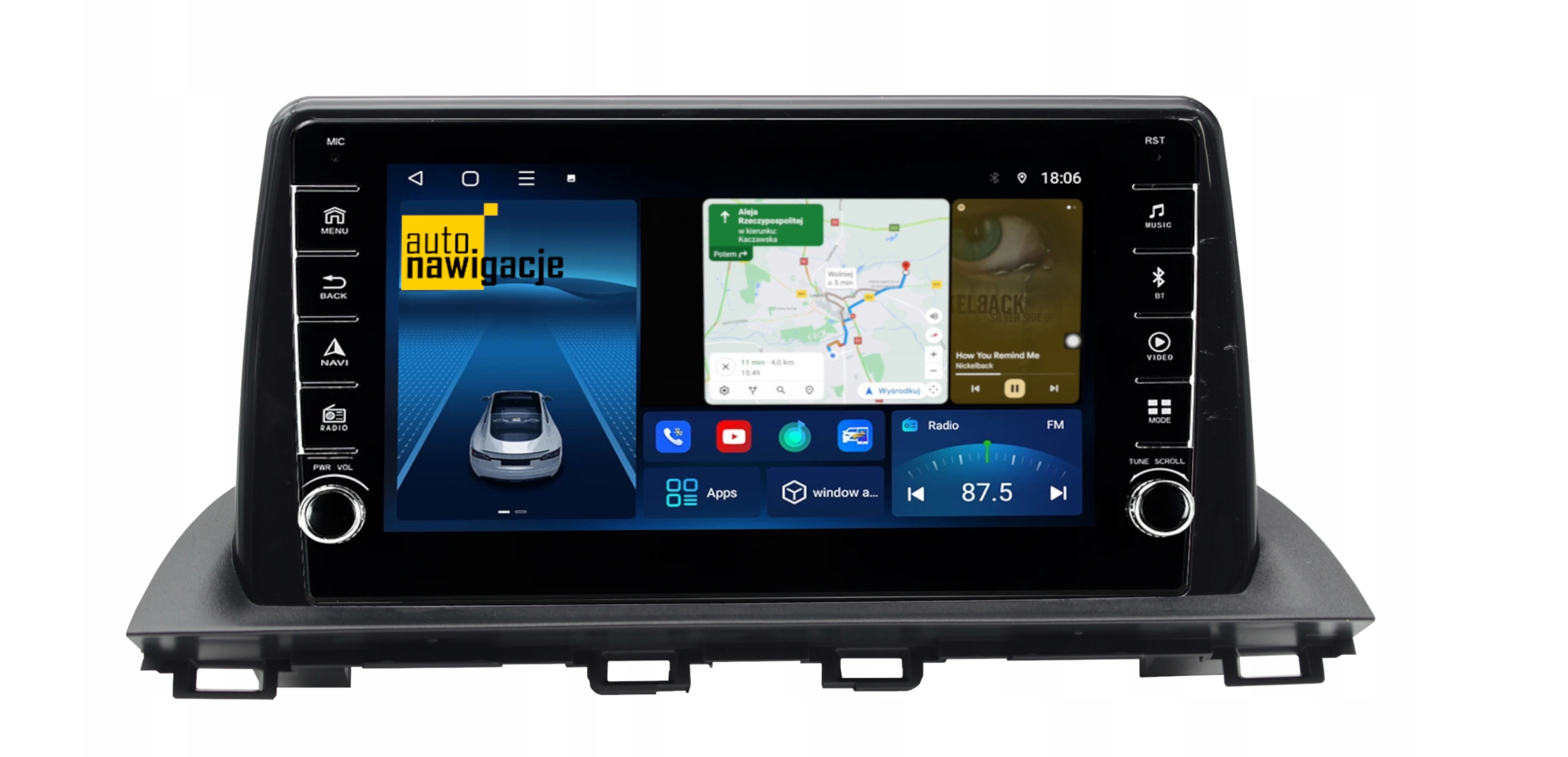 RADIO NAWIGACJA GPS MAZDA 3 AXELA 2013-2018 ANDROID
