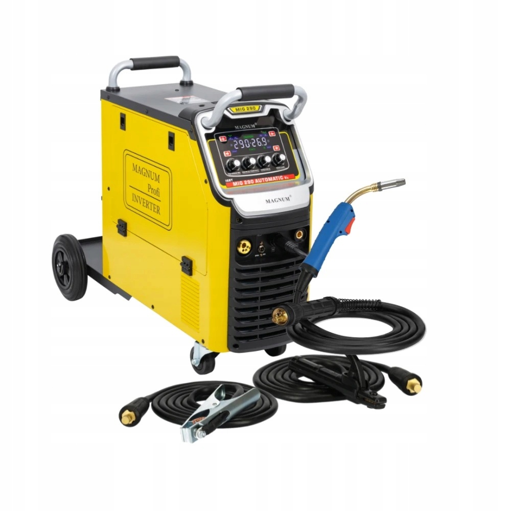 Migomat spawarka Magnum Mig 290 Automatic 200A 230V 400V 4x4 zestaw