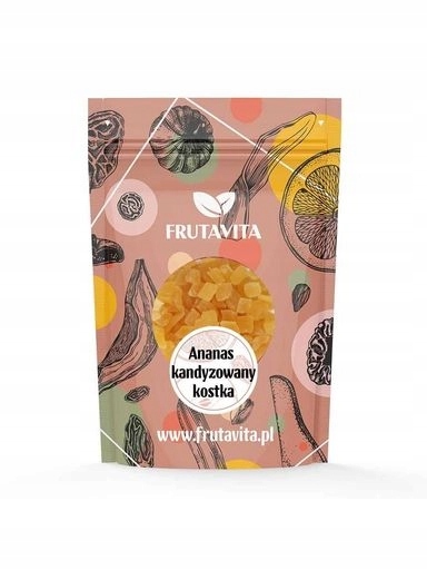 5 x Frutavita Ananas kandovaná kostka 250 g