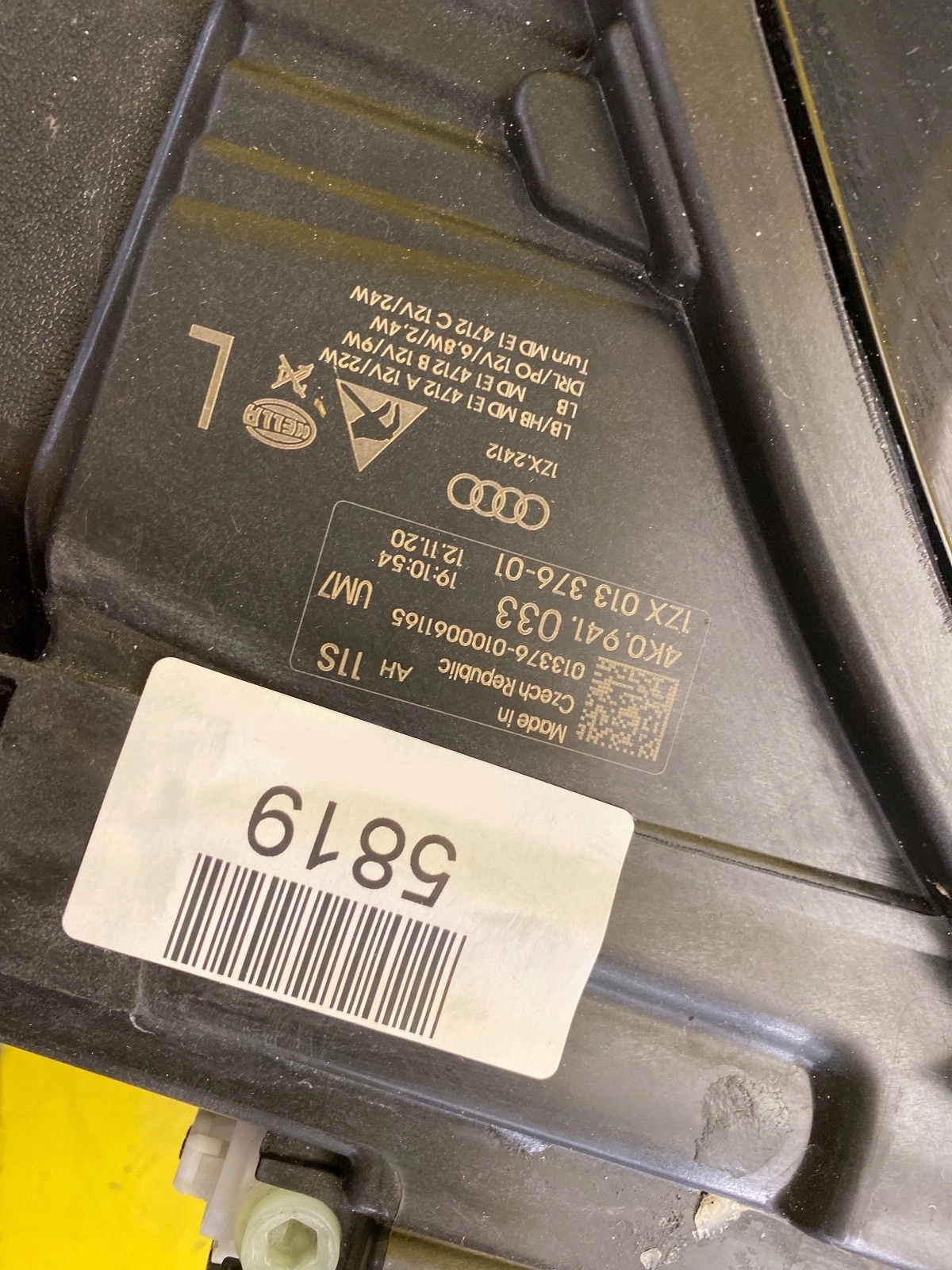 light left Audi A6 C8 4K0 18+ Full Led 4K0941033