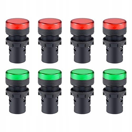 8 lampek kontrolnych AC/DC 110V 22 mm