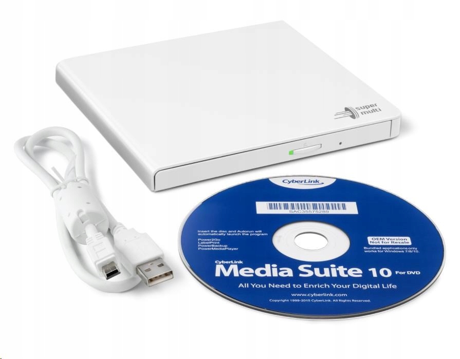 Nagrywarka DVD R/rw Usb 2.0 Lg GP57ES40 Biała