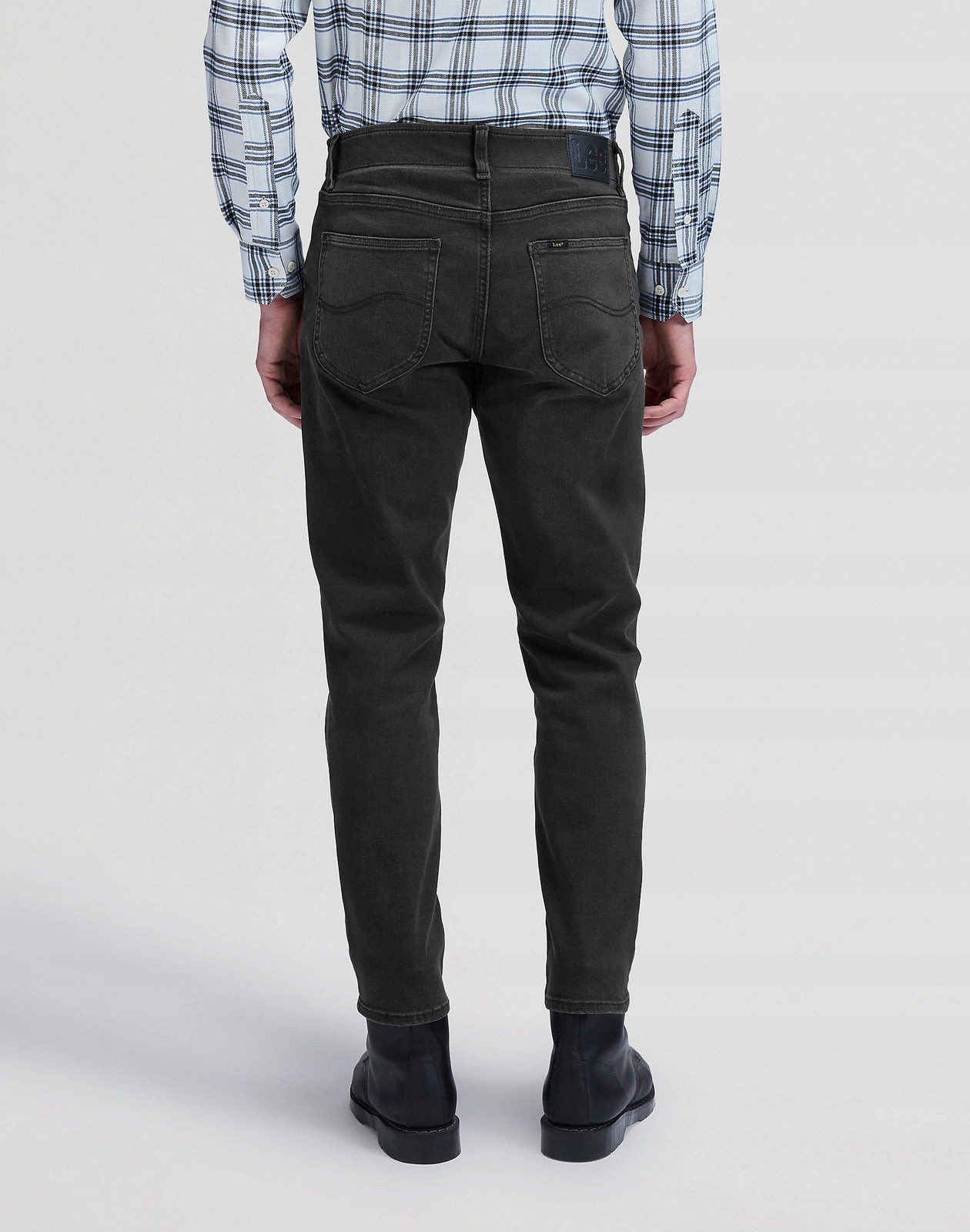 Pánské zúžené kalhoty Lee Slim Fit Mvp Moonbeam 112363979 33/34