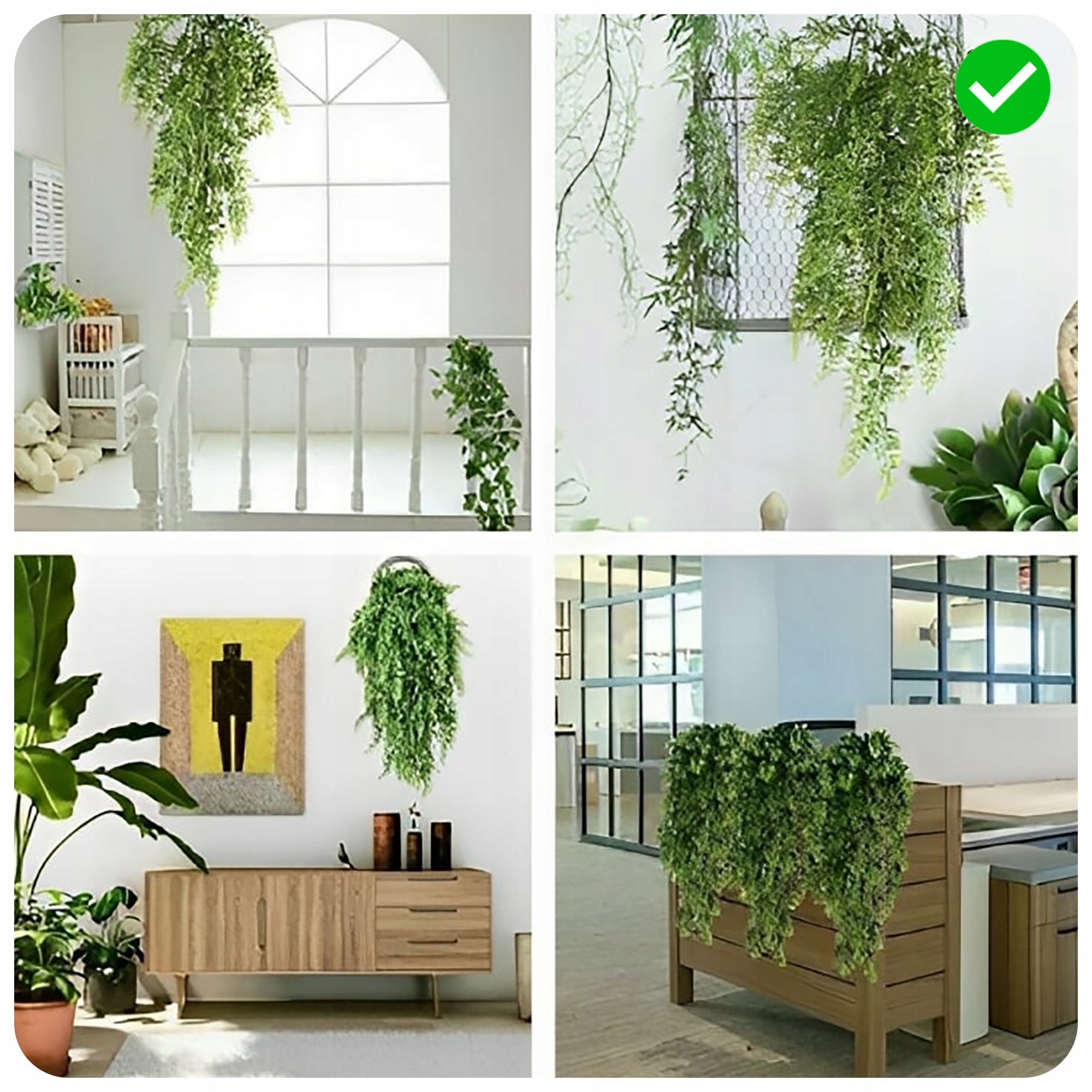 PAPROĆ SZTUCZNA 80 CM REALISTYCZNE LIŚCIE PAPROCI Marka inna