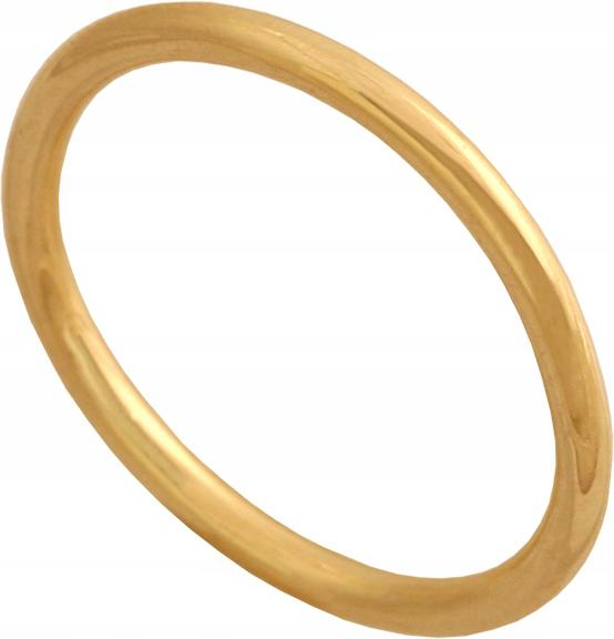 Zlatý prstýnek 585, snubní prsten do poloviny prstu r 2, klasický jako dárek