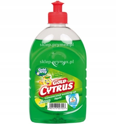 

Gold cytrus do mycia naczyń z gliceryną 500ml