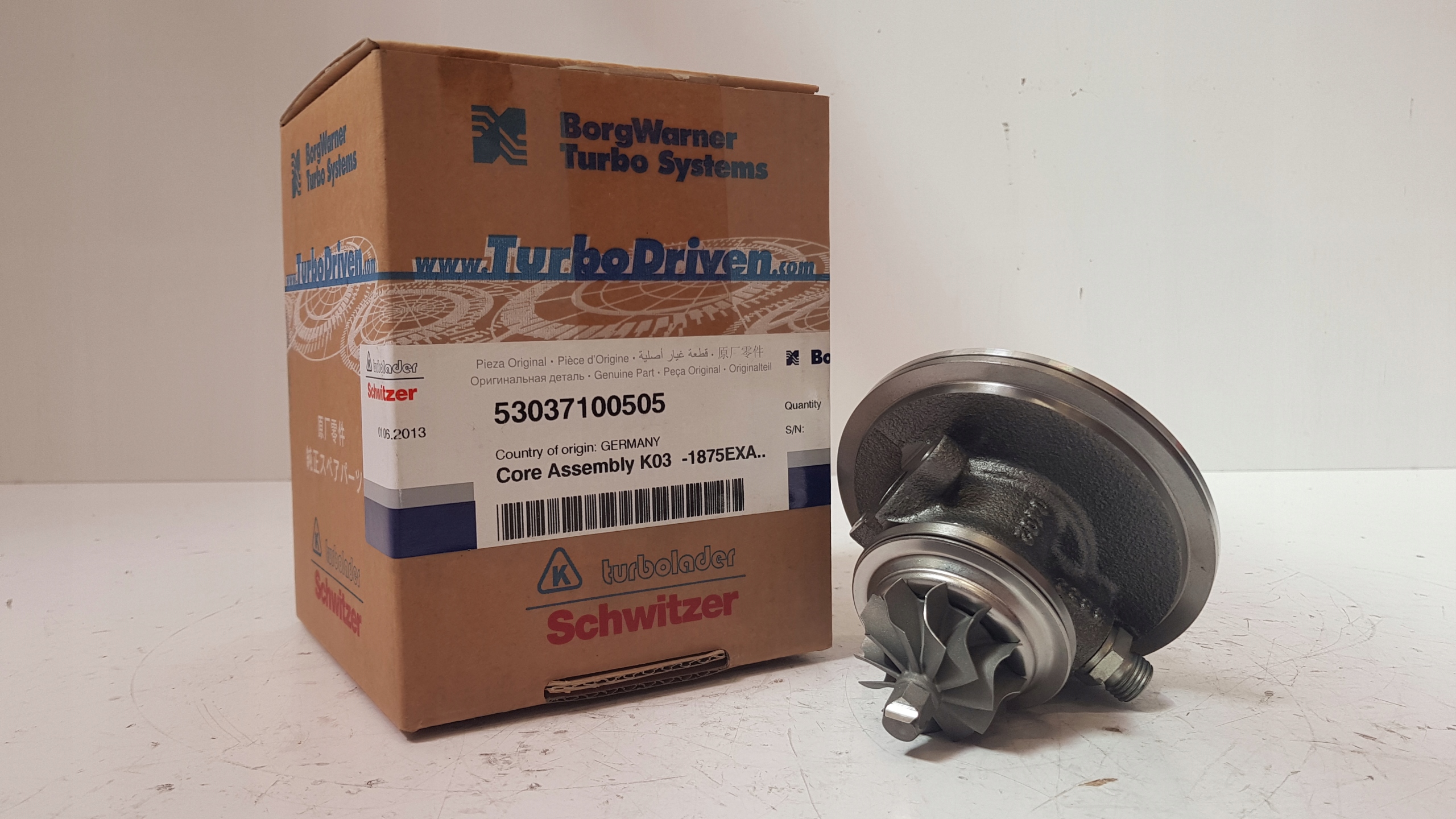 Новый сердечник для турбокомпрессора 53037100505
