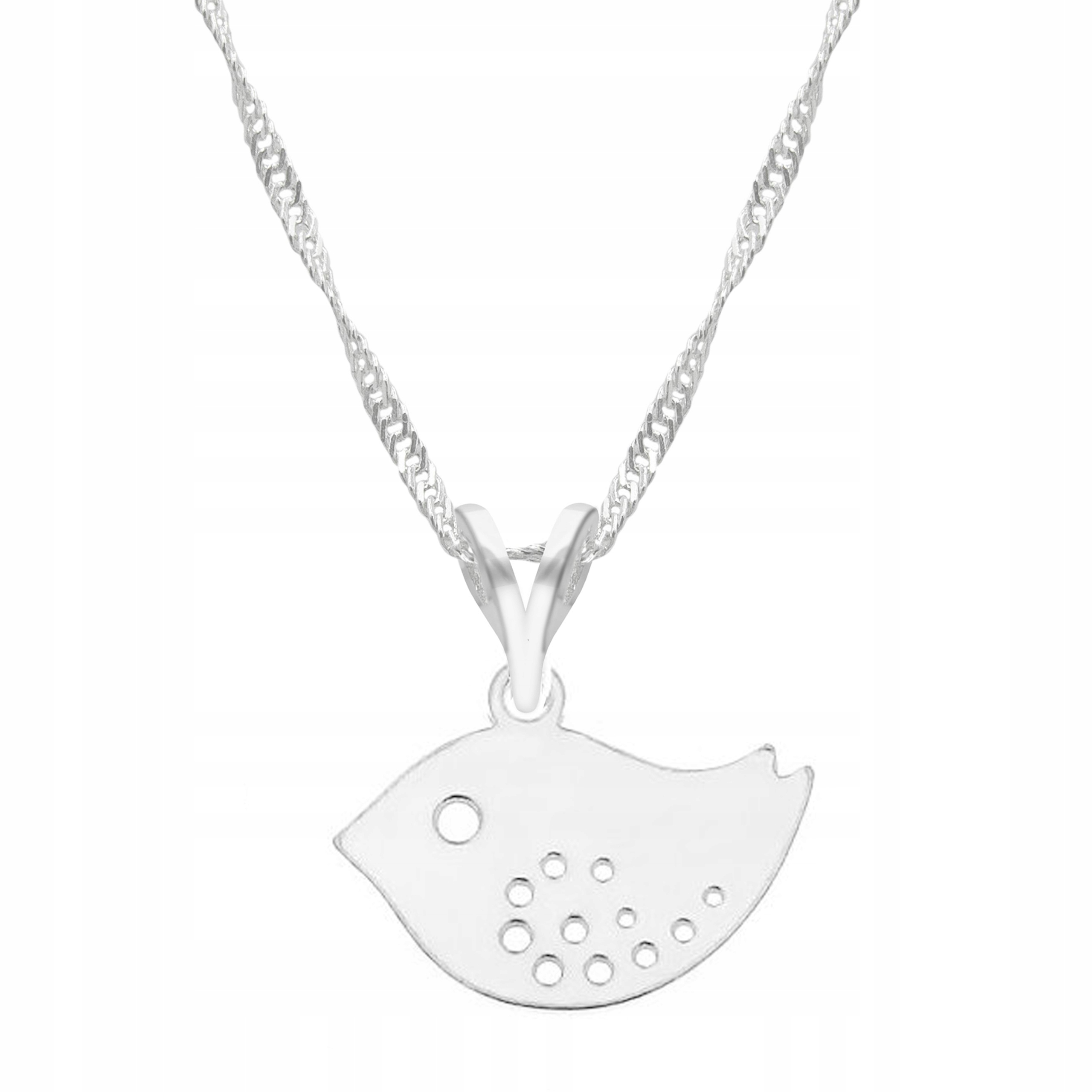 Stříbrný řetízek náhrdelník 925 Ptáček