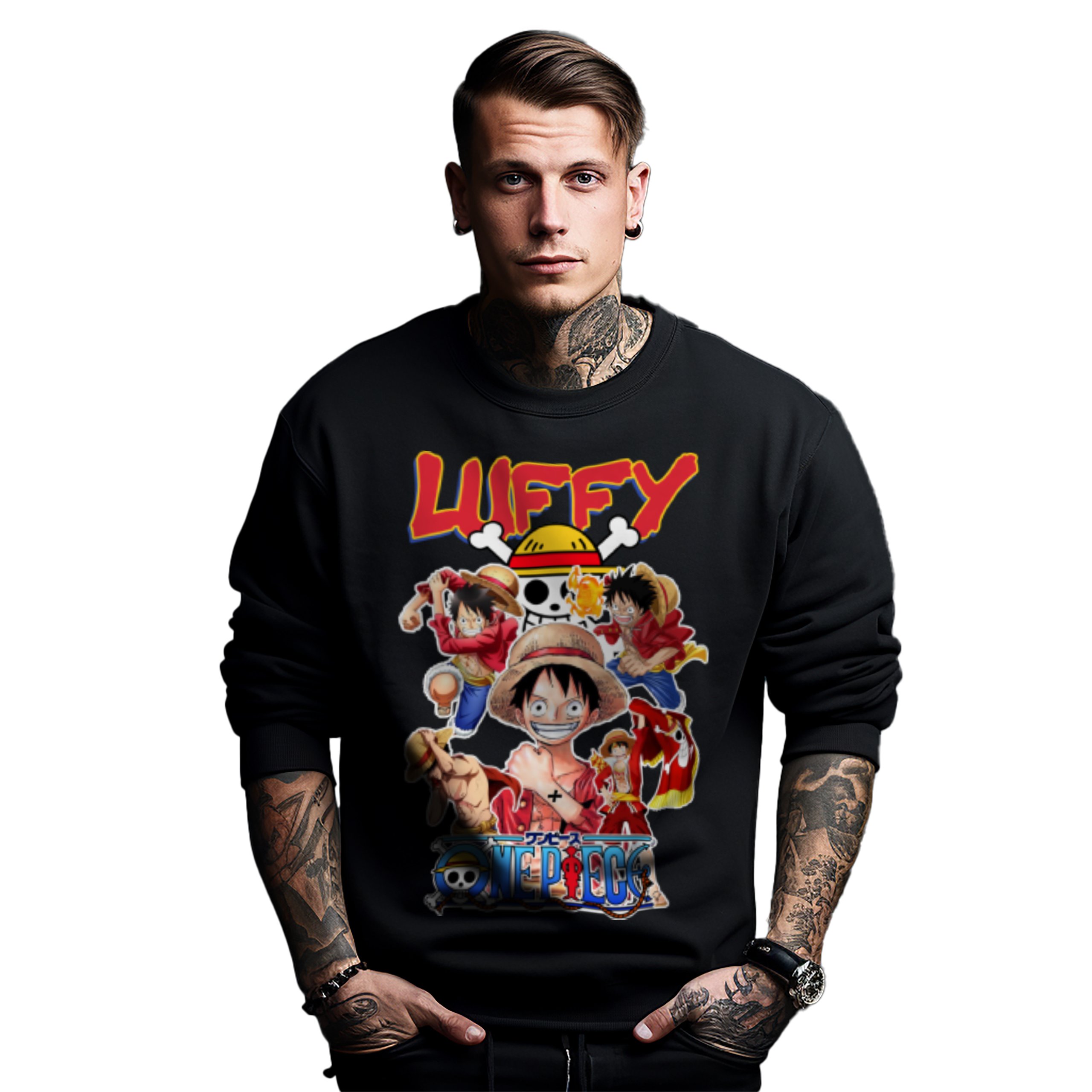 Mikina s potiskem Anime One Piece