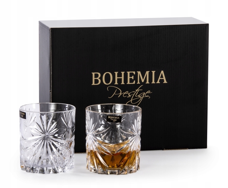 BOHEMIA PRESTIGE FIORE SZKLANKI 320ML KPL 6 SZT DO WHISKY Marka Bohemia
