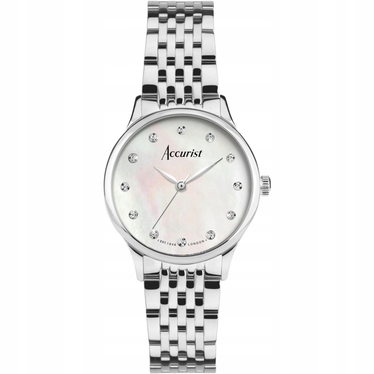 Dámské hodinky Accurist 77000 Zirkony stříbrné