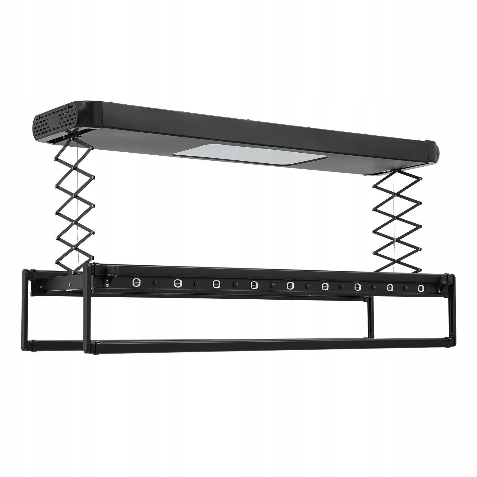 Elektrický Vysouvací Sušák Na Prádlo 24W 220V S Osvětlením 130-215 CM