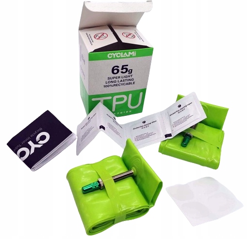 Cyclami Lekka Dętka 65g Tpu Rozmiar 26x1,9 2.50 Dwupak Presta 45mm