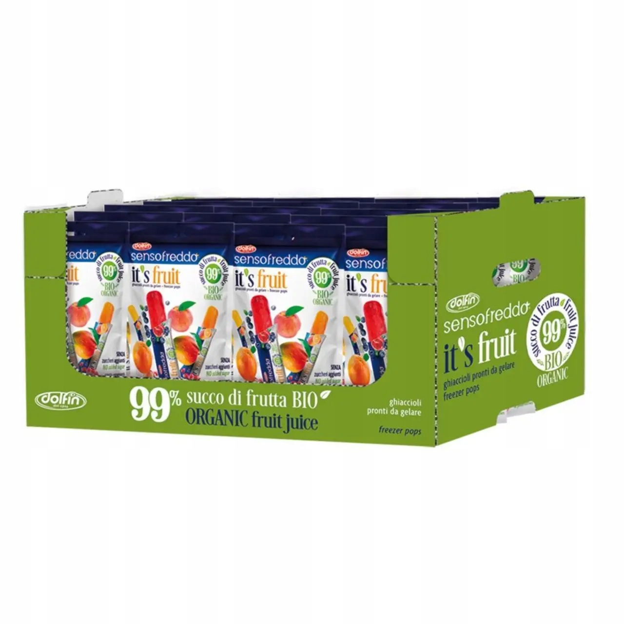 Ovocné Zmrzliny Na Zmrazení Bezlepkové Bio (10 x 40 ml) 400 ml -...
