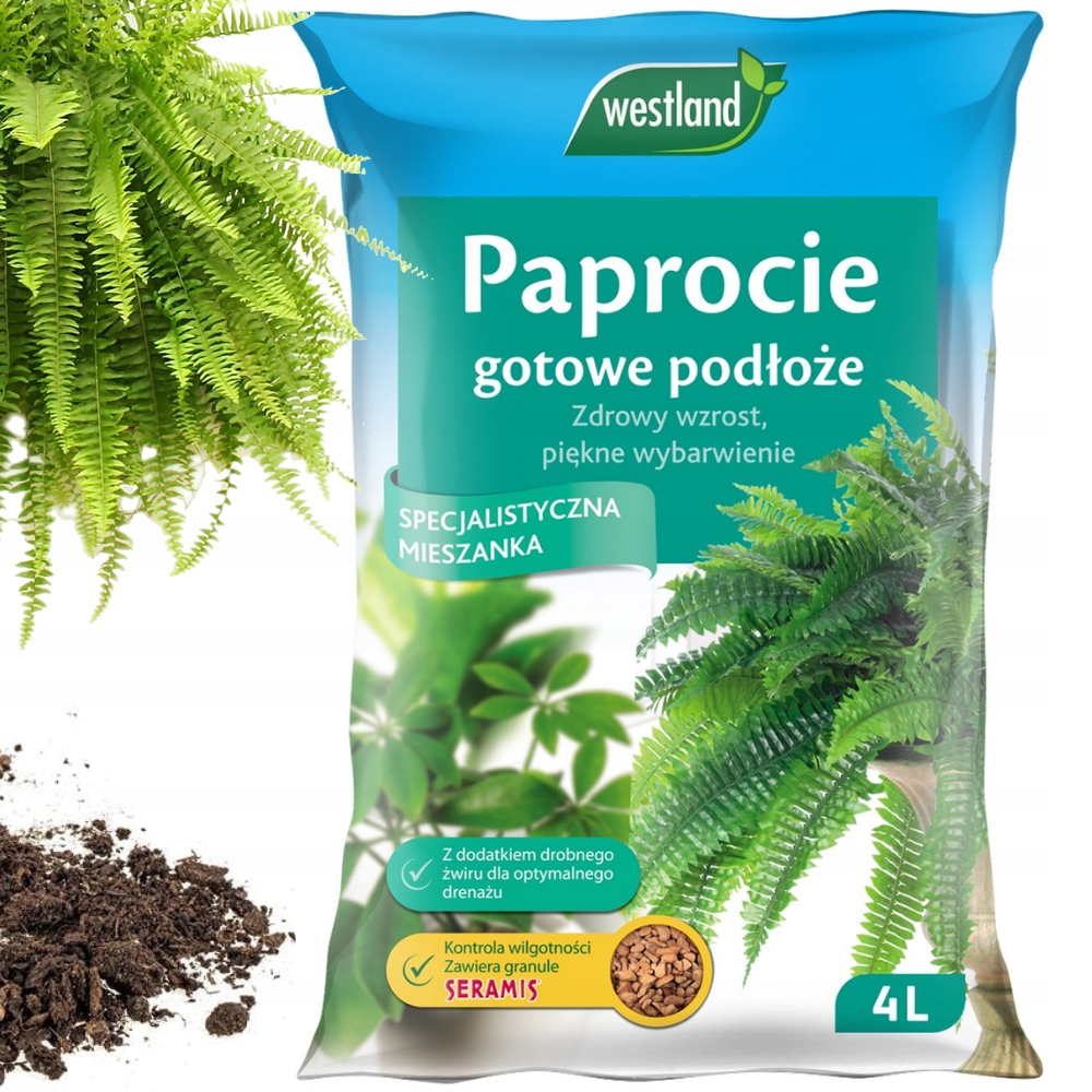 

Ziemia do Paproci Paprotek podłoże Z Seramis 4L