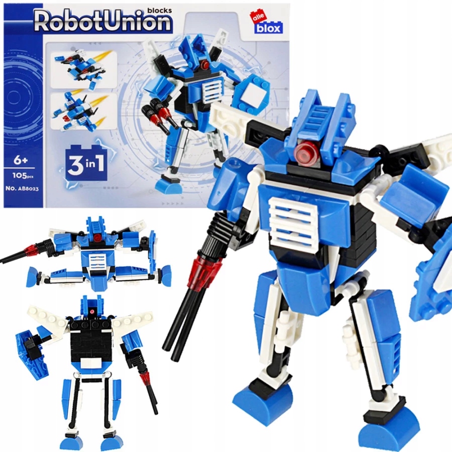 

Klocki Konstrukcyjne Robot Trzy W Jednym 105el