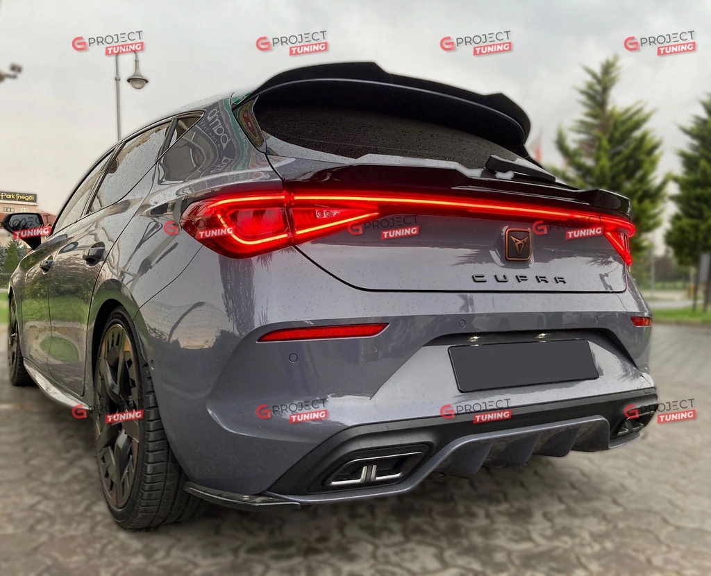 Splittery boczne zderzaka tylnego do SEAT LEON (KL1) 2020- (czarny połysk) Producent części Inny