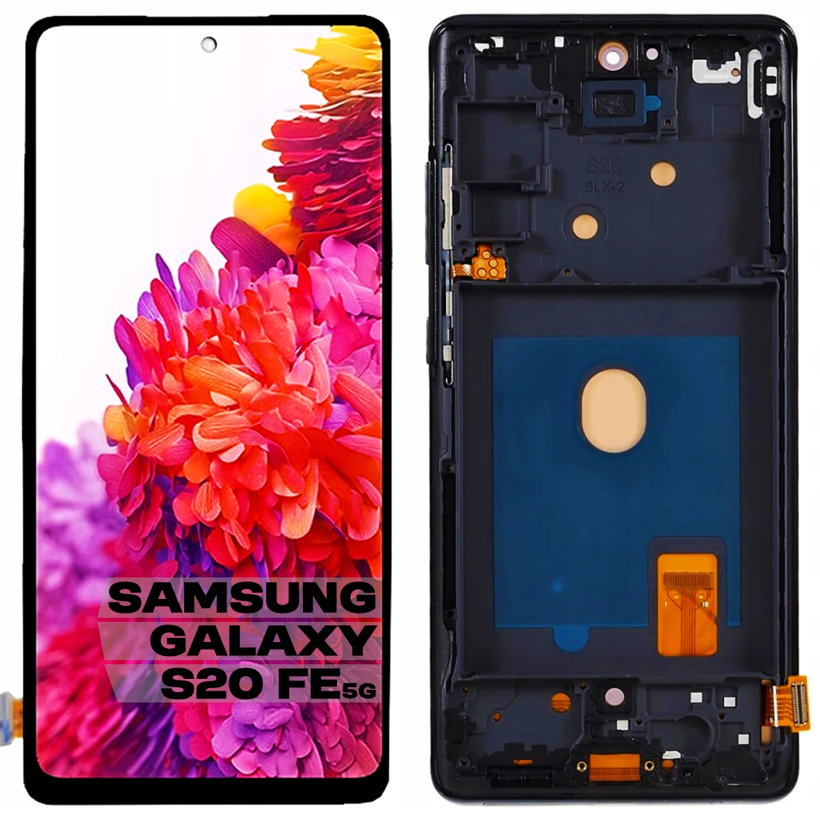 LCD displej dotykový displej pro Samsung Galaxy S20 Fe 4G/5G Oled Rámeček