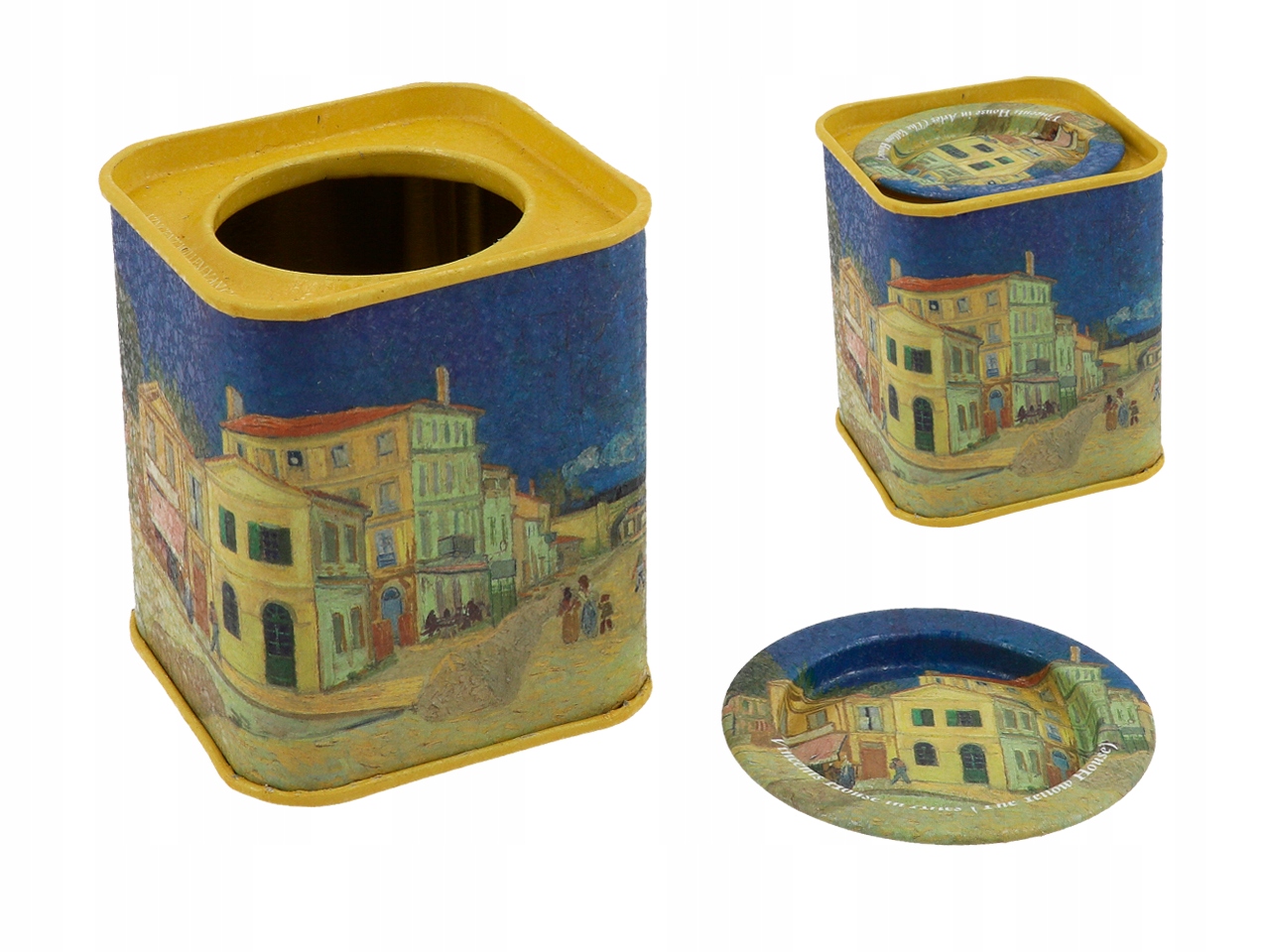 

Puszka metalowa V. van Gogh Żółty Dom
