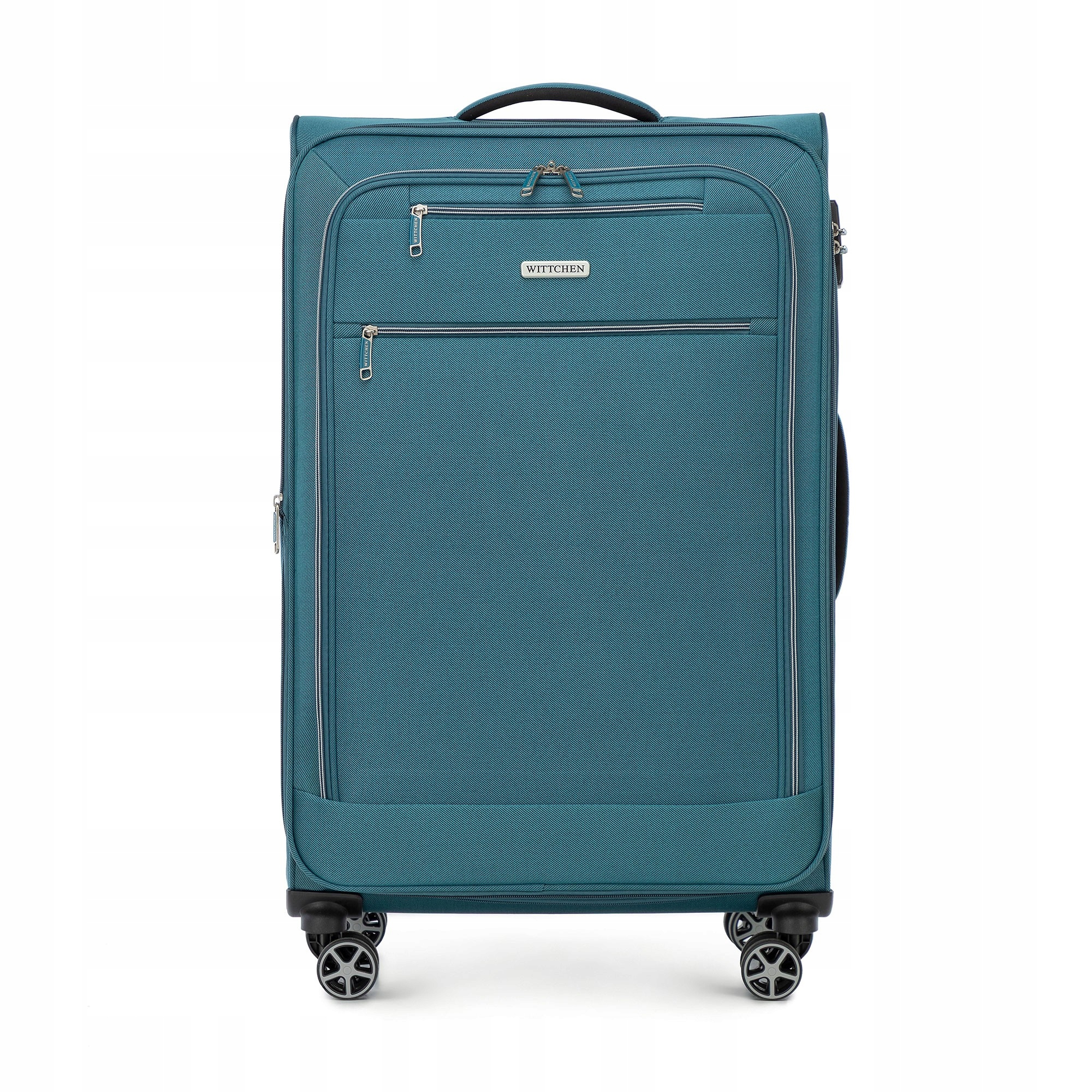 Wittchen Walizka miękka duża poliester 56-3S-173-95 turkus Soft Move Line
