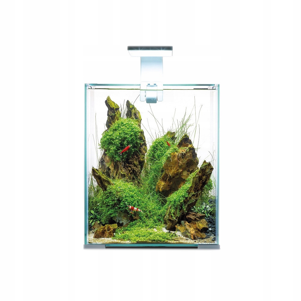 Levně Aquael Shrimp Set 20L White Day/Night 25x25x30cm