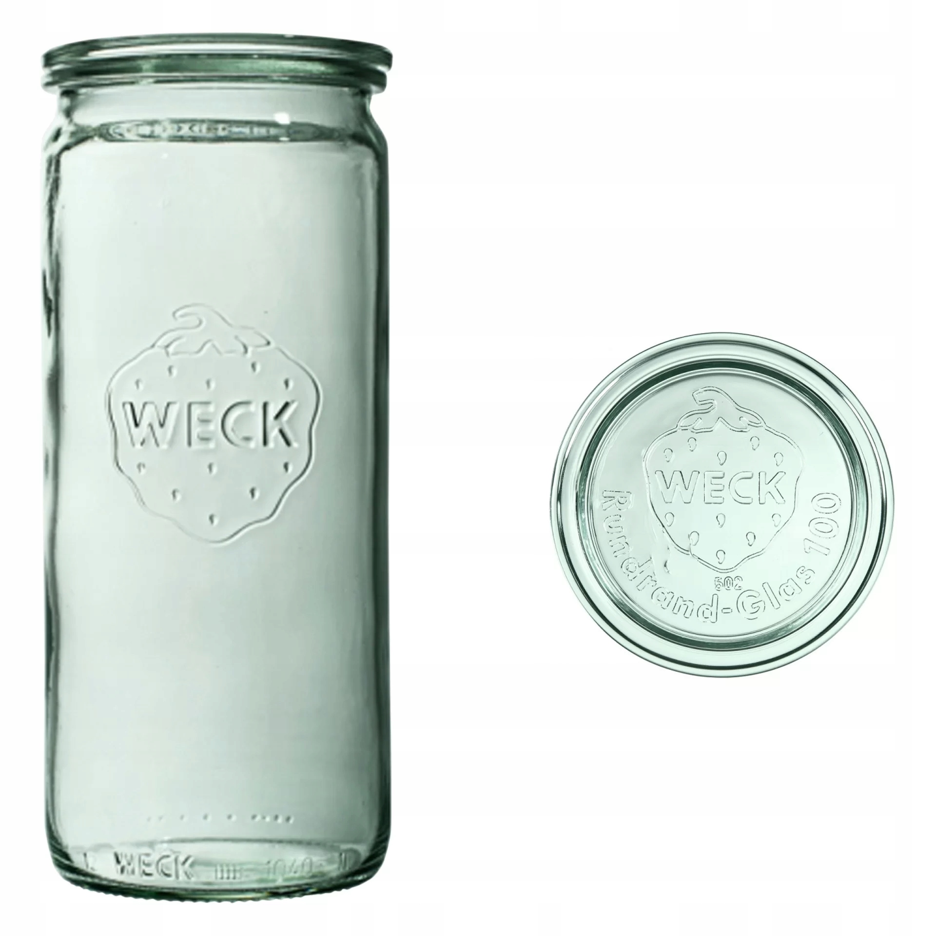 Zavařovací Sklenice sklenice Zylinder s víčkem 1590 ml, balení 6 ks Weck