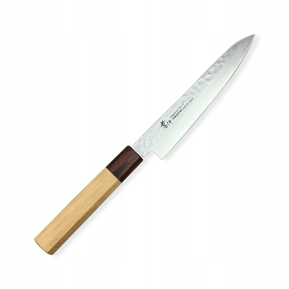 Nôž WA-Petty 150mm, Sakai Takayuki VG-10 Zelkova Oktagon