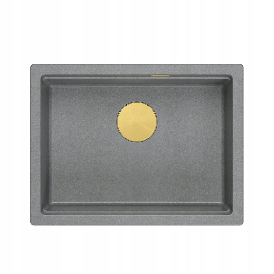 Quadron Drez Logan 100 Závesný drez Granit Šedé Zlato 56x45 cm