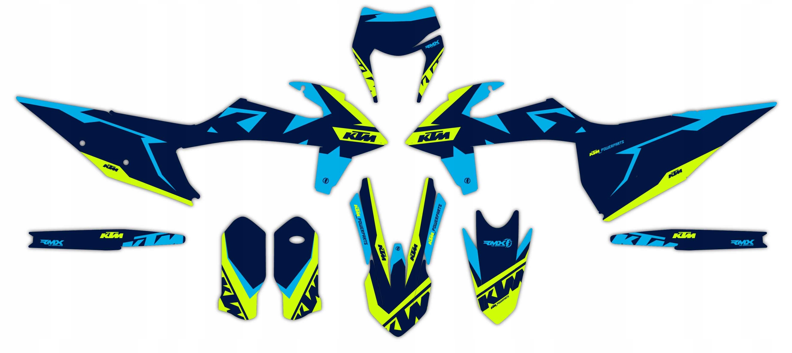 Dýha nálepky na motor Ktm Exc Exc-f Xc-w 2020 2021 2022