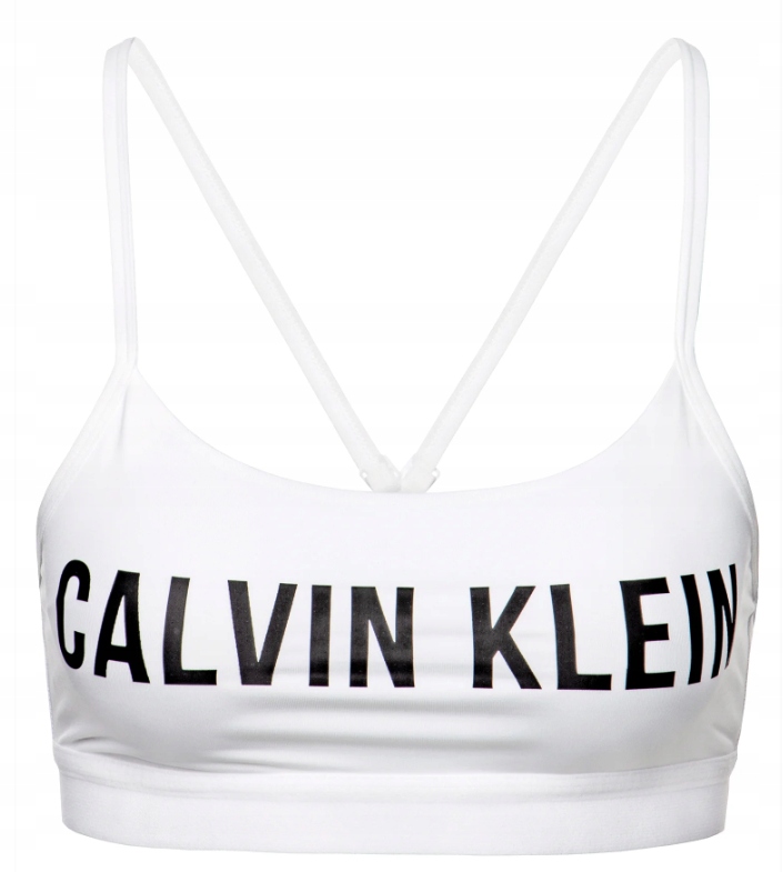 Calvin Klein Biustonosz Bez Fiszbin Biały Z Logo M 2A3F1_B*