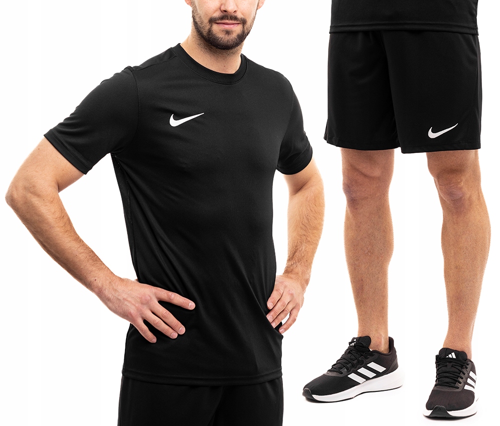 Sportovní oblečení Nike Dry Park Komplet Pánské tričko Kraťasy Černá velikost S