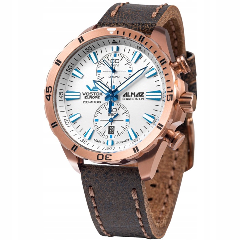 Pánské Hodinky Vostok Europe 6S11-320B676 hnědé