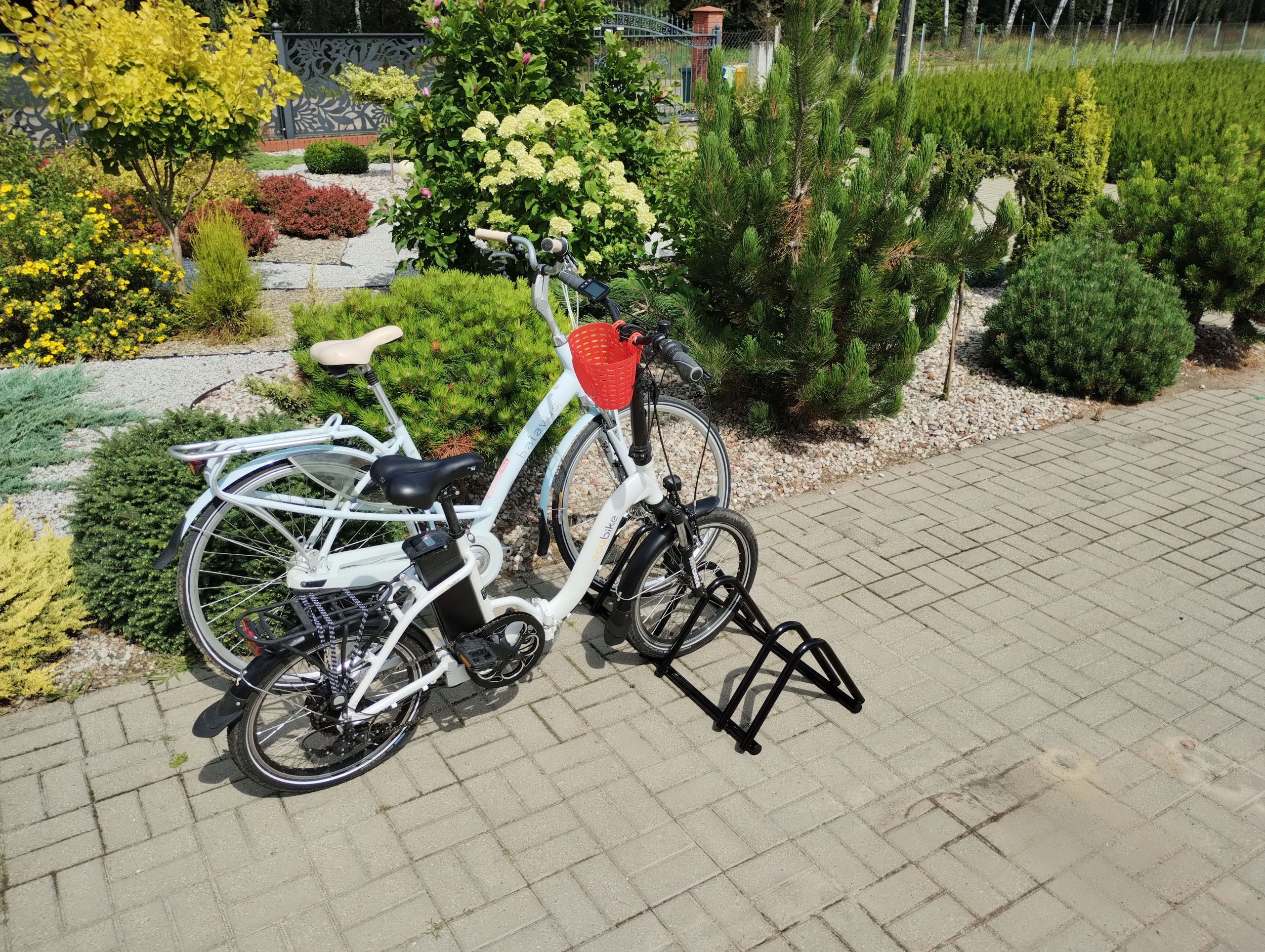 STOJAK NA ROWERY 2 ROWERY ROWER ROWEROWY PL PROMO Materiał dominujący metal