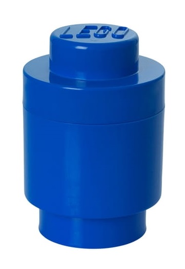 Pojemnik Lego Storage Brick 1 niebieski okrągły