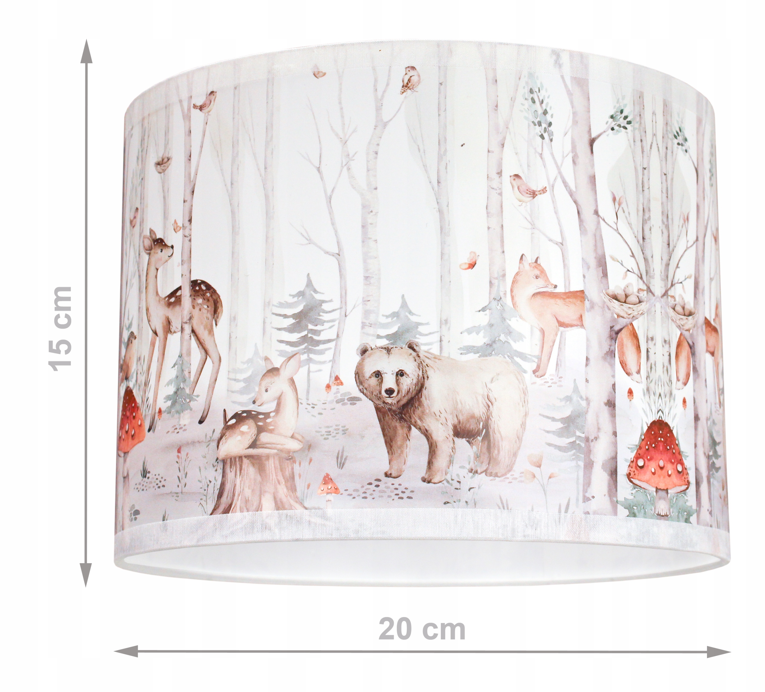 Lampa ścienna kinkiet ścienny LEŚNE ZWIERZĘTA kinkiety ścienne lampy abażur Kod producenta Kinkiet ścienny lampa ścienna ABAŻUR LOFT
