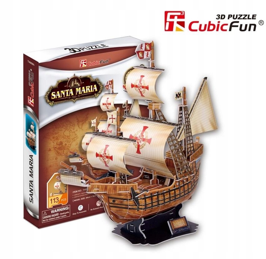 

Puzzle 3D Żaglowiec Santa Maria