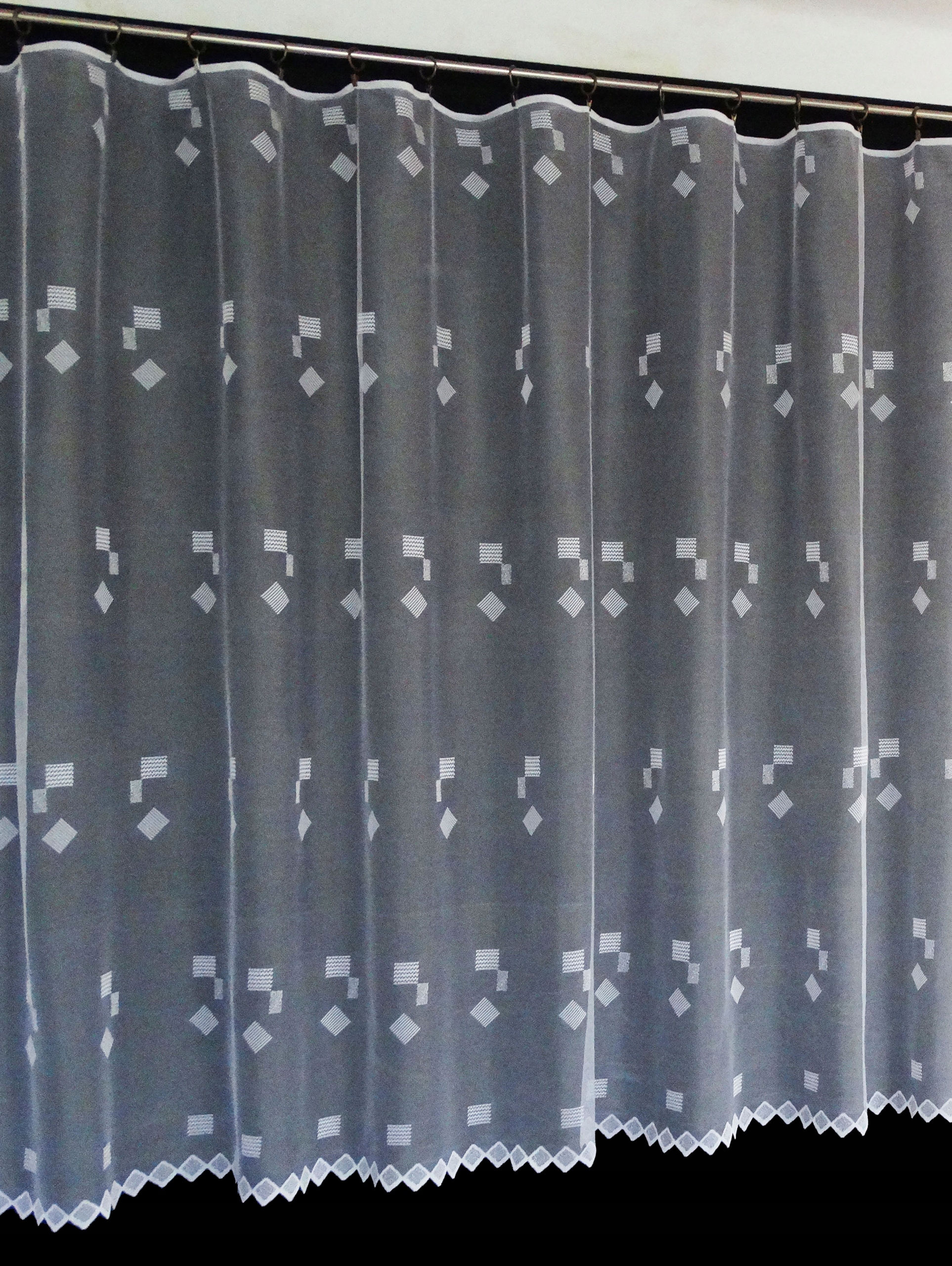 Mg Záclona 610/27 Bílá 500X180 cm Hotová S Páskou M