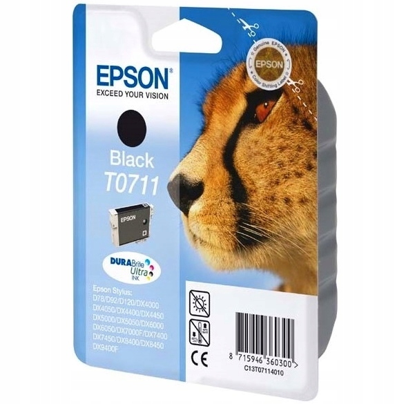 

Tusz Czarny Epson Stylus DX9400F DX7000F DX8450